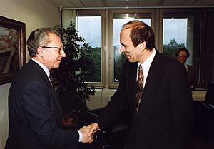 Jacques Delors i Janez Drnovsek