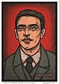 Jim Fitzpatrick portrait of Patrick Whelan 2022