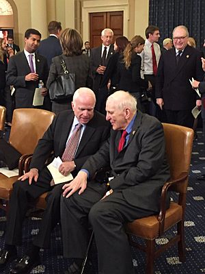 John McCain and Sam Johnson