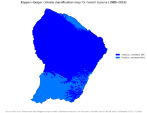 Koppen-Geiger Map GUF present