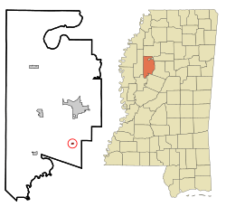 Location of Sidon, Mississippi