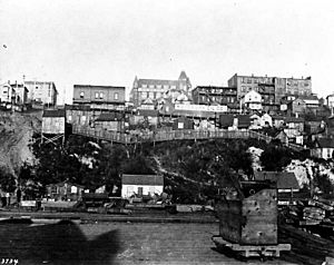 Lib washington edu Seattle, E fr. waterfront ~Pike St, n.d. (1891-1907); 398, 296382125102001 602