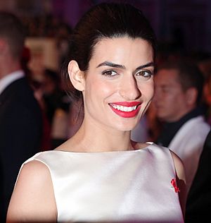 Life Ball 2013 - magenta carpet Tonia Sotiropoulou 02.jpg