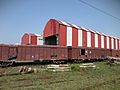 Loco shed at Royapuram railway station, Chennai