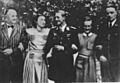 Ludwig Hahn with his family in occupied Warsaw