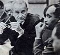 Lyndon Johnson and Clarence M. Mitchell Jr, 1968