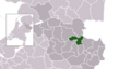Map - NL - Municipality code 1700 (2009)