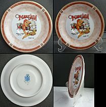 Marejada suvenire plate maden by Germer porcelane fabric in Brasil Fiesta in Itajai Brasil