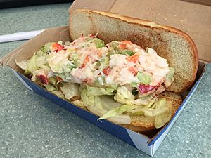 McLobster sandwich at a Fergus Ontario location of McDonalds
