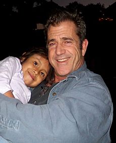 Mel Gibson with Domenica