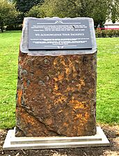Monument for Contribution made by Ethnic Men & Women during WW1, WW2