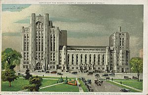 New Masonic Temple, Temple Avenue and Second Boulevard (NBY 5094)