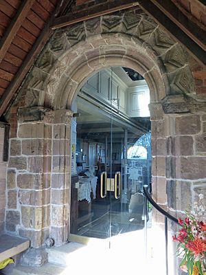 Norman doorway, Church Lawton