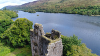 OVerlooking Invergarry Castle on Loch Oich
