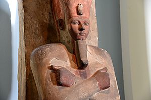 Osiride statue of Amenhotep I, currently housed in the British Museum