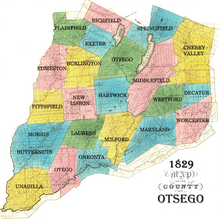 Otsego County NY 1829