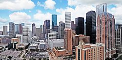 Panoramic Houston skyline