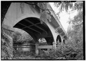 Perspective view from northeast - Mill Creek Bridge, Spanning Mill Creek at West Sixth Street, The Dalles, Wasco County, OR HAER ORE,33-DAL,1-3.tif