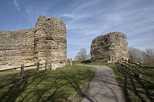 Pevensey Castle west gate