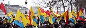 Pkk supporters london april 2003