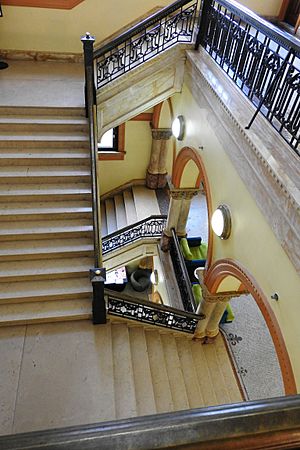 Pratt Inst Library interior stairs jeh