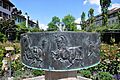 Rapperswil - Duftrosengarten Zierbrunnen Hans Erni