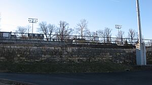 Rhea Stadium wall