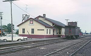SOO depot at Argonne, WI in September 1963 (33668032413)