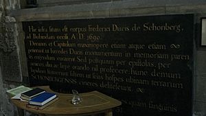 Schomberg Inscription