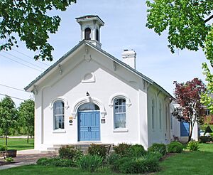 School in Cherry Hill Historic District, MI