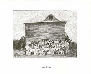 The first School in Loosier, Alabama