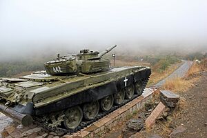Shusha tank former memorial 02