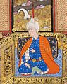 Soltan Yaʿqub Aq Qoyunlu and his weeping courtiers. Source- The Bodleian Libraries, University of Oxford, MS Ouseley Add. 24, fol. 177r (cropped)