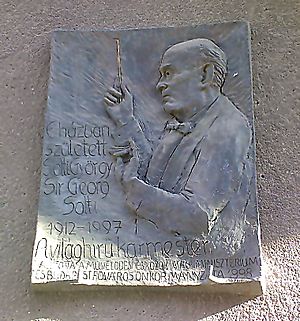 Solti György emléktáblája XII Maros utca 29