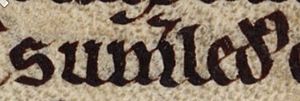 Somairle mac Gilla Brigte (Cambridge Corpus Christi College 139, folio ar)