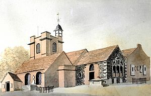 St Mary's Parish Church Hampton - old church
