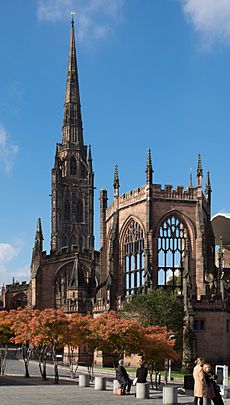 St Michael's Cathedral ruins, Coventry