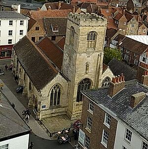 St Sampson's Church aerial view