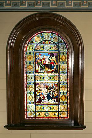 Stained Glass Window at Swifts