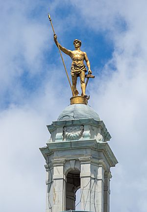 The Independent Man atop the Rhode Island State House