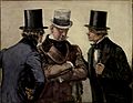 Traddles, Micawber and David from David Copperfield art by Frank Reynolds