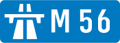 M56 motorway shield