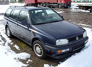 VW Golf III Variant GL blue