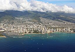 Waikiki As Seen From Departing Aircraft