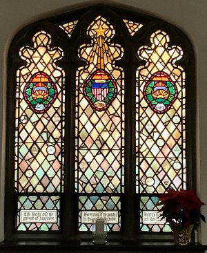 West Central Sanctuary Window, UU Church of Lancaster PA