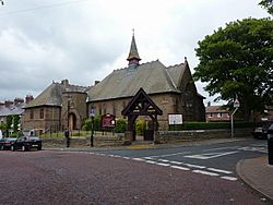 Picture of the exterior of Whitburn Methodist Church.