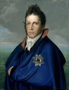 Willem Frederik (1772-1843), erfprins van Oranje-Nassau. Later koning Willem I. Genaamd 'Het mantelportret' Rijksmuseum SK-A-4113