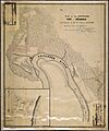 (Map and inset ground) Plan of the Fortification (Fort Hindman) at Post, Arkansas, Surrendered to the U.S. Forces... - NARA - 305724