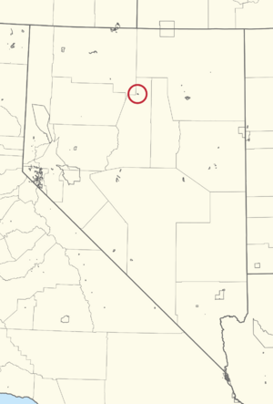 0165R Battle Mountain Reservation Locator Map