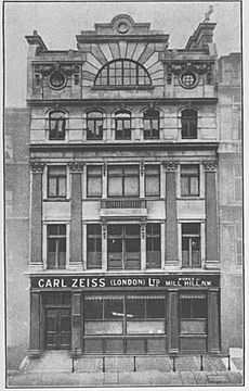 1894 Carl Zeiss subsidiary in London (6892932398)